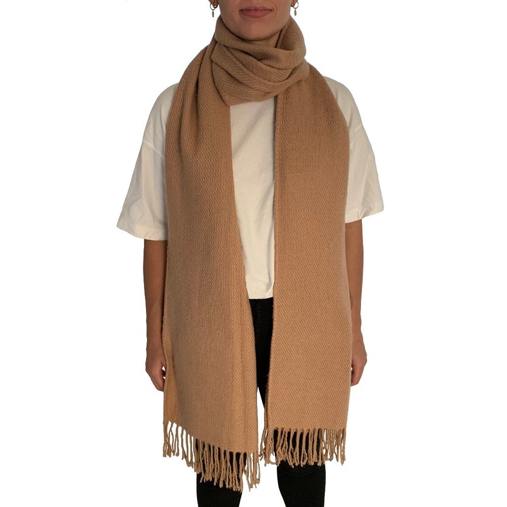 Long Pink Scarf